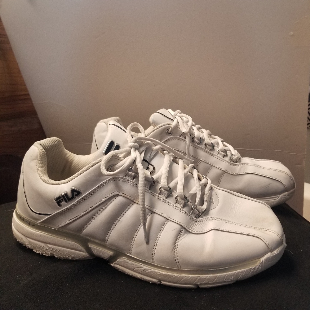 Men's Fila white sneakers